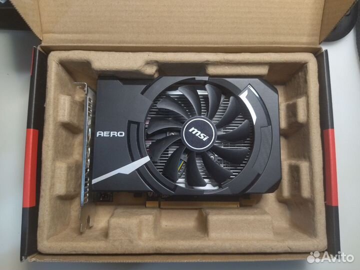 Видеокарта MSI AMD Radeon RX 550 aero ITX 4GB OC