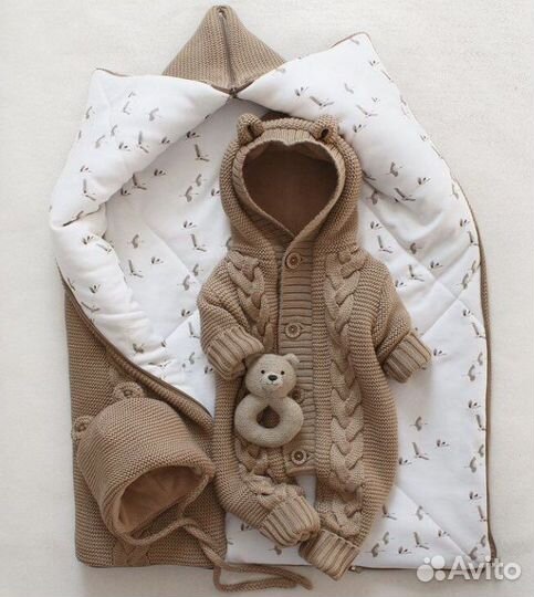 Комплект на выписку «Мишка Тедди»