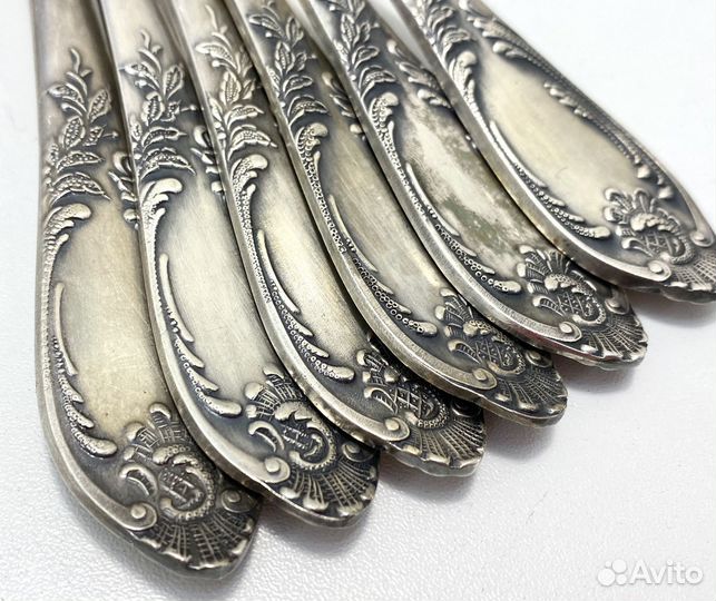 Набор ложек мельхиор 6 штук