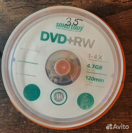 Болванки cd-r и dvd-rw 19 штук, цена за все