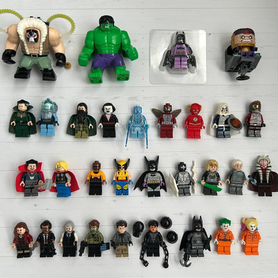 Lego фигурки DC, Marvel, Star Wars