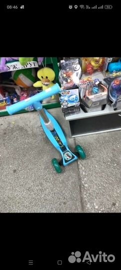 Самокат детский новый