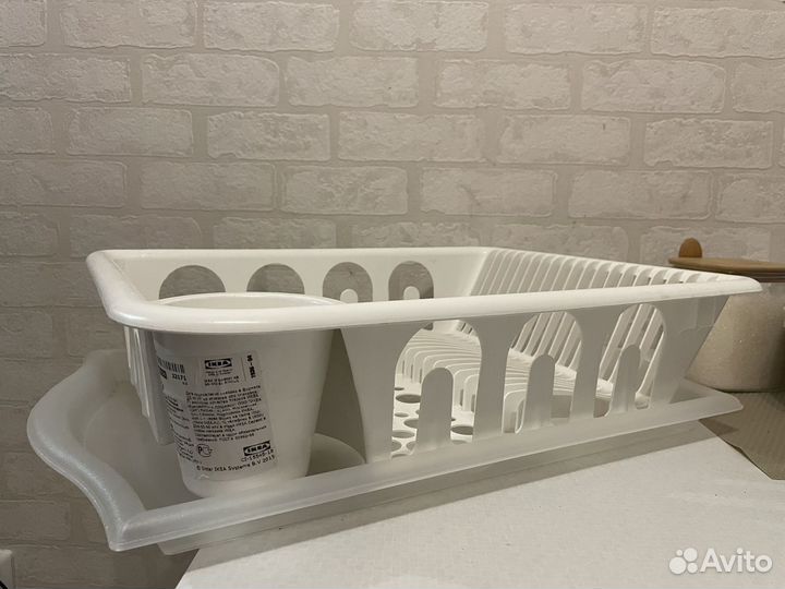 Сушилка для посуды IKEA с подносом