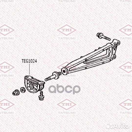 Опора заднего дифференциала TEG1024 tatsumi