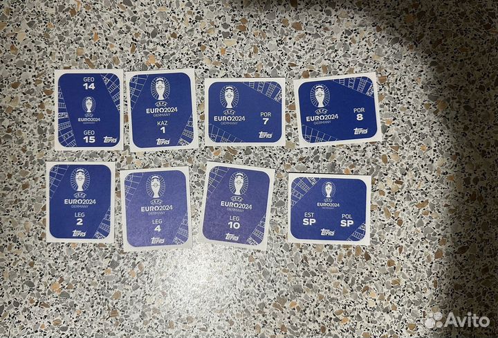 Наклейки Topps euro 2024 для Дарьи