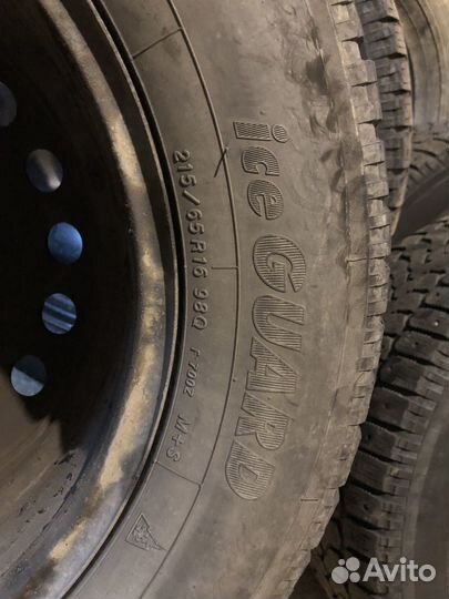 Колеса в сборе r16 зимние 4 100