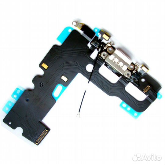 Шлейф iPhone 7 с системным разъемом, микрофоном (б
