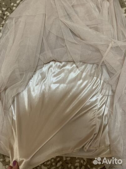 Юбка сетка длинная