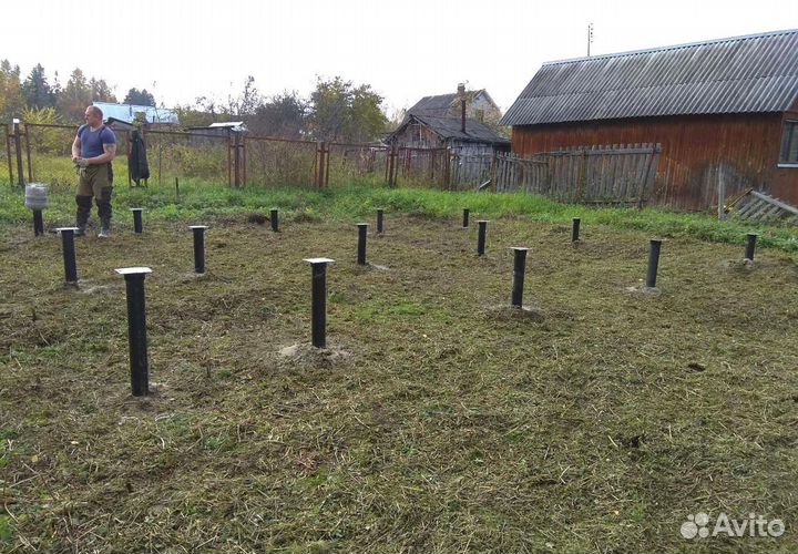 Винтовые сваи под ключ. Свайно винтовой фундамент