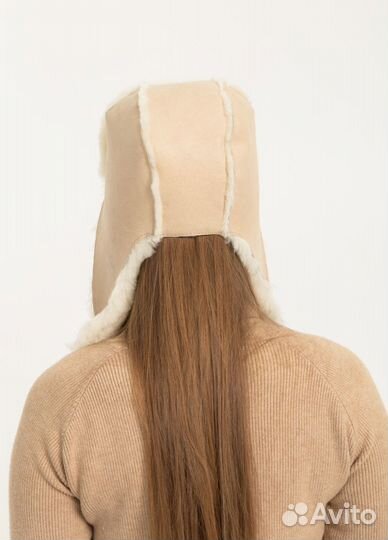 Шапка ушанка женская 