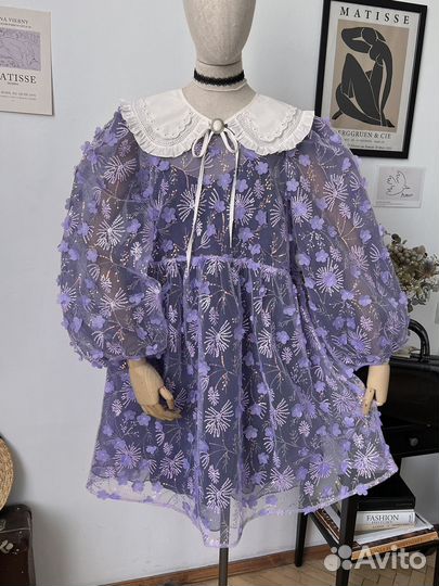 Платье очень пышное сетка