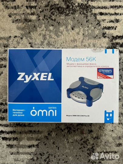 Модем zyxel omni 56K COM Plus EE