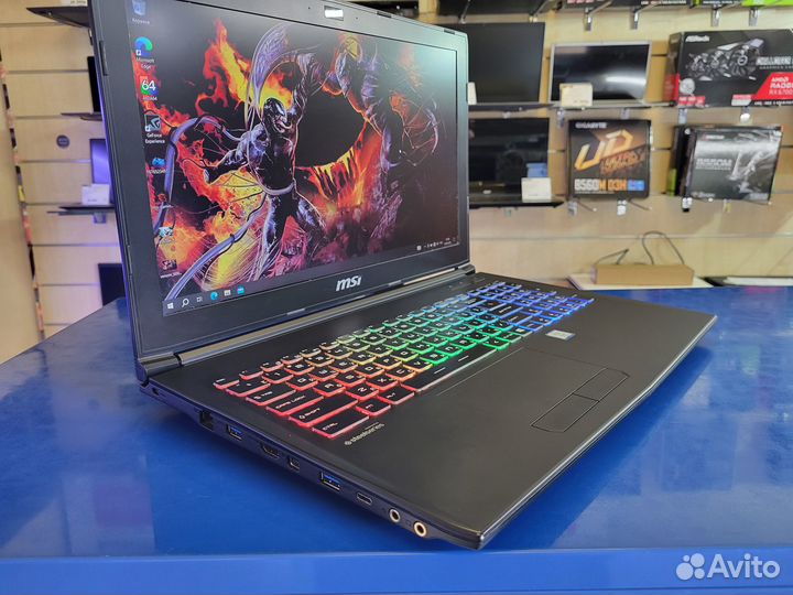 Игровой ноутбук MSI Intel Core i7-7700HQ GTX1050