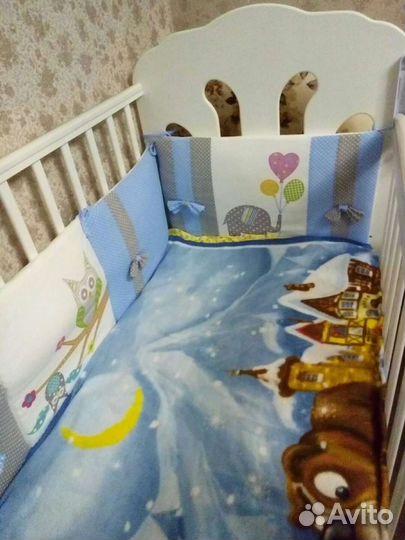 Бортики на кроватку