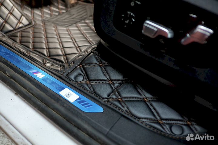 3D коврики из экокожи Land cruiser