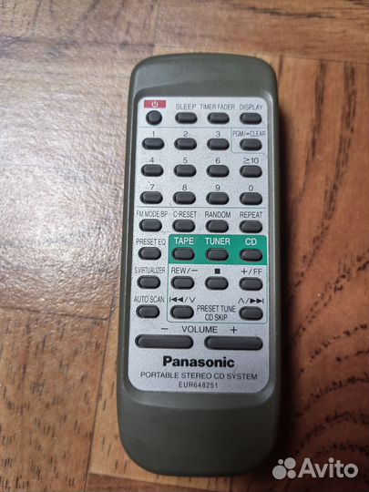 Пульт ду Panasonic rx-es22