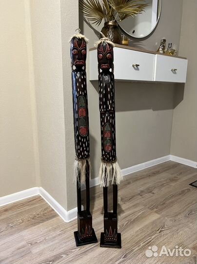 Декоротивные статуэтки Папуасы