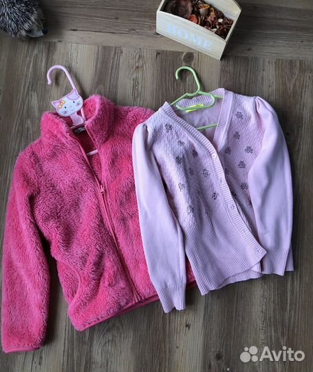 Кофты для девочки 4-5 лет