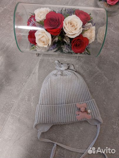 Шапка детская для девочки демисезонная