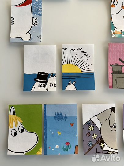 Наклейки Муми-тролли Лента Муми-трогательная зима