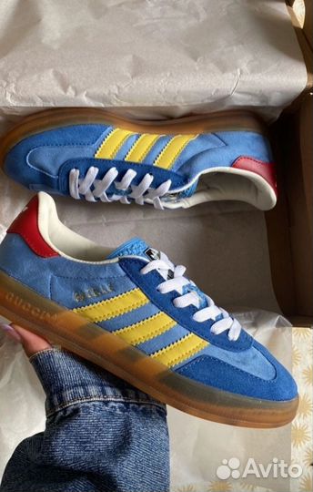 Кеды gucci adidas gazelle