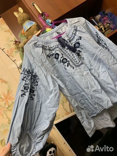 Джинсовая рубашка