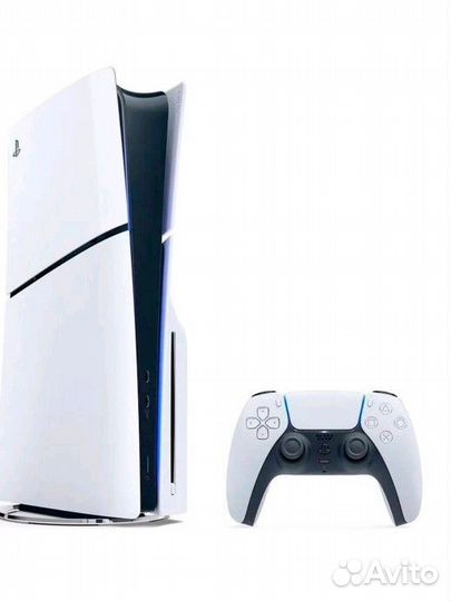 Sony ps5 slim 1тб +игры