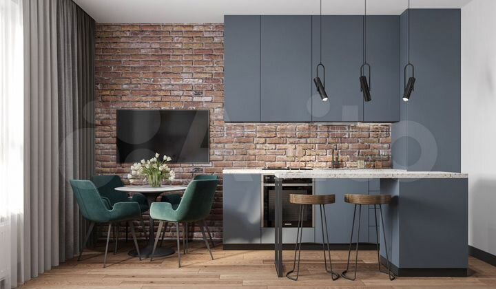 2-к. квартира, 55,6 м², 4/18 эт.