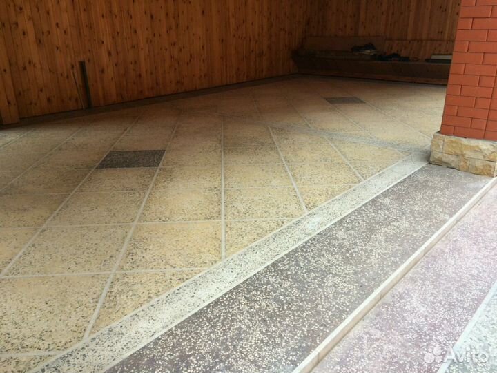 Мозаика Шлифовка Бетон Мрамор