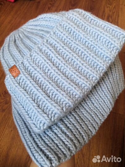 Новый комплект шапка + снуд