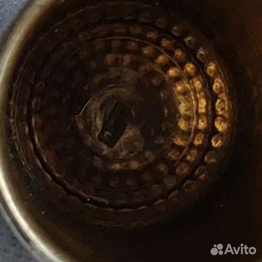 Старинный напёрсток серебро 916 пробы эмали СССР
