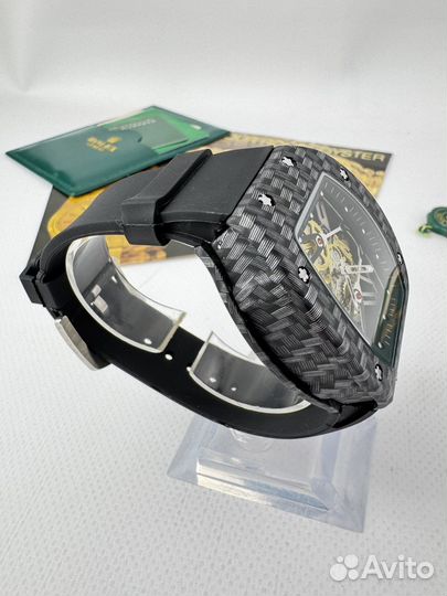 Часы Richard Mille черные скелетон