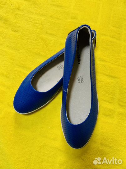 Балетки Новые натуральная кожа