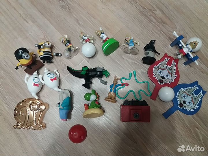 Игрушки из Бургер кинга, Макдональдса и другие