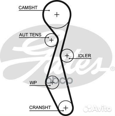 Комплект ремня грм PSA/land rover/ford C5/C6/40