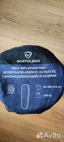 Самонадувающийся коврик northland