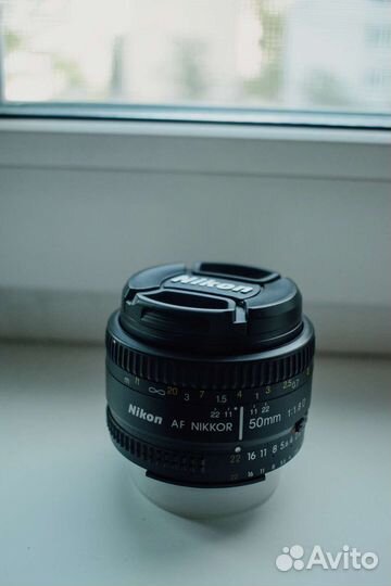Объектив на nikon 50mm 1.8D