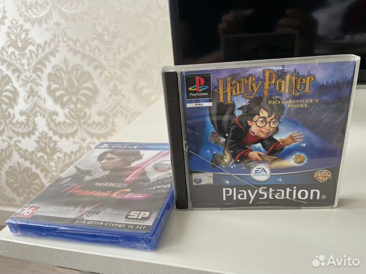 Infamous Первый свет PS4 новвй, Harry Potter ps1