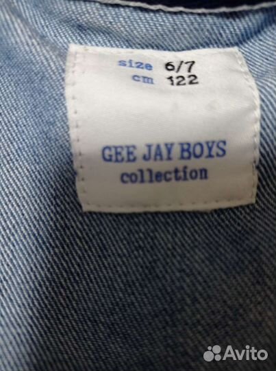 Джинсовая куртка для мальчика 116