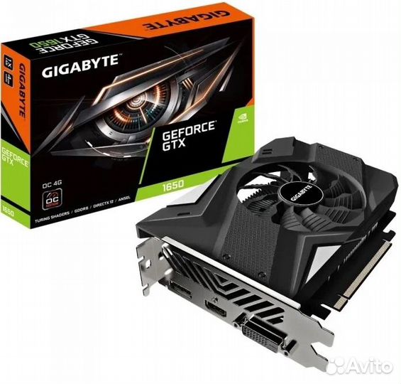 Видеокарта gigabyte geforce gtx1650 oc