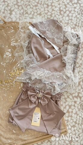 Новый Конверт на выписку плед кокон