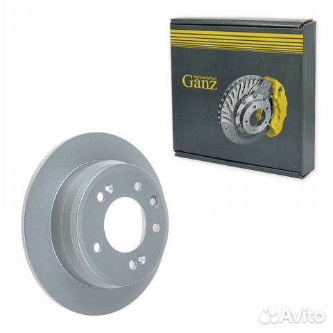 Диск тормозной задний с покрытием hyundai i30/i