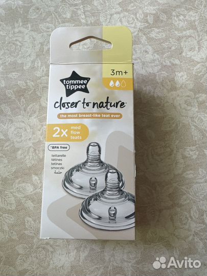 Соски на бутылочку tommee tippee 3+