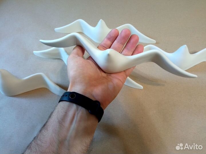 Декор 3D Чайки на стену украшение для дома офиса