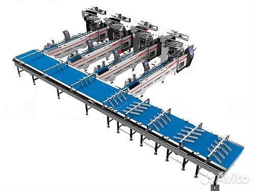 Автоматическая упаковочная линия 4 линии
