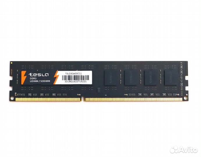 Оперативная память DDR3 1600 мгц. 1x8 гб (Tesla)