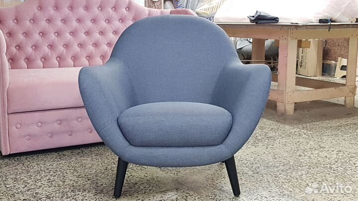 Кресло из натурального дерева