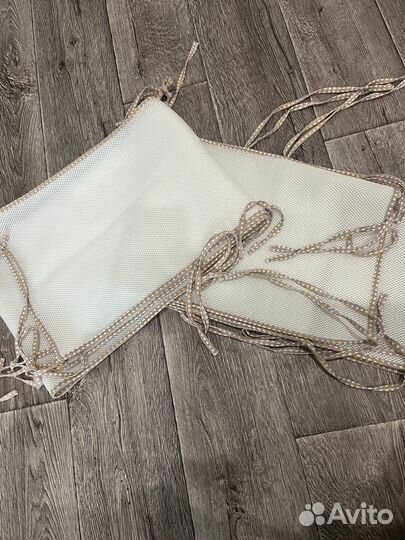 Бортки в кроватку сетка