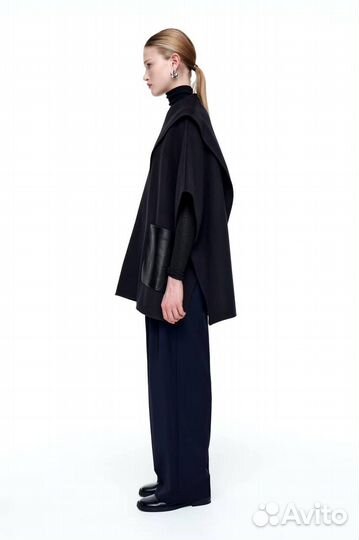 Пончо накидка из шерсти cos