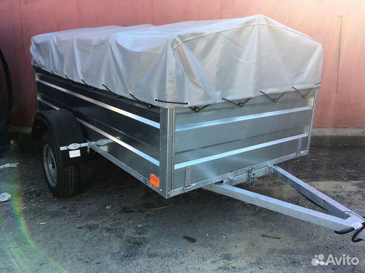 Прицеп легковой титан 2.56 метра Высокий Рама Цинк